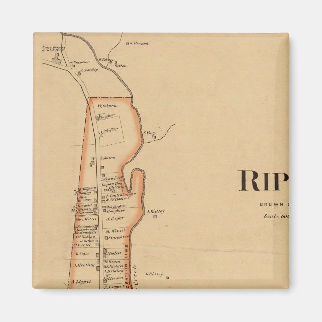 Ripley, Ohio Magnet (Vorne)