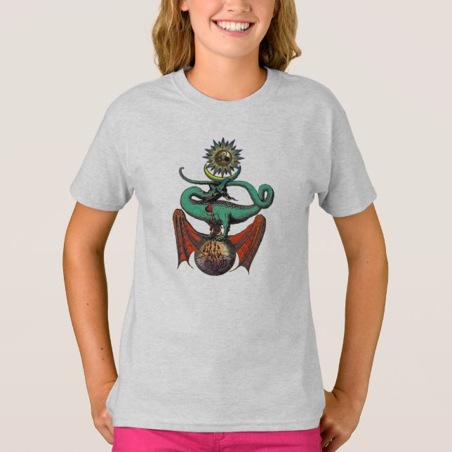 Ripley Scroll Alchemy Dragon T-Shirt (Vorderseite)