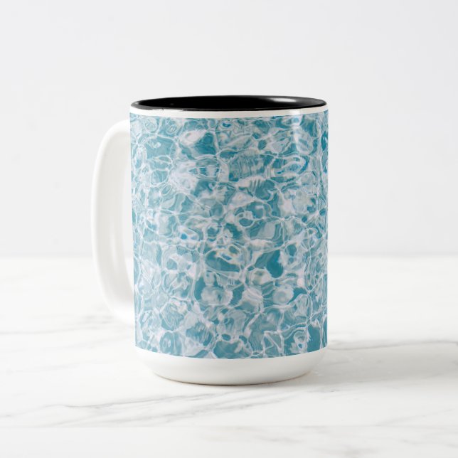 Rippchenwasser Zweifarbige Tasse (Vorderseite Links)