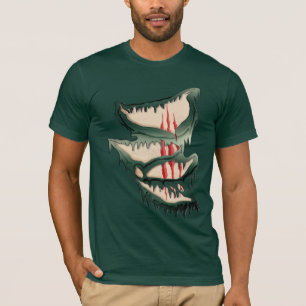 RIPPED CLAW SCRATCH Special Effects T - SHIRT