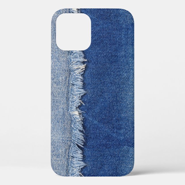 Ripped Denim Jeans Fabric Hintergrund Case-Mate iPhone Hülle (Rückseite)