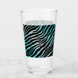 Ripped SpaceTime Stripes - Cyan/Weiß Glas
