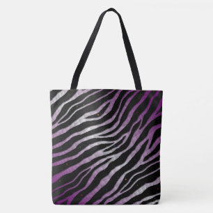 Ripped SpaceTime Stripes - Lila/weiß Tasche