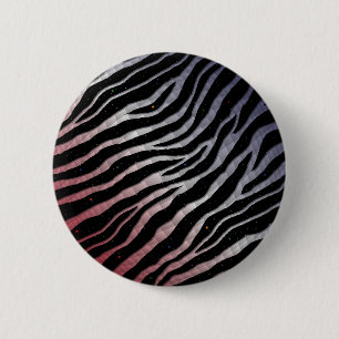 Ripped SpaceTime Stripes - Rot/Weiß/Blau Button