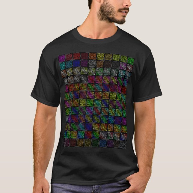 Ripped SpaceTime Stripes T-Shirt (Vorderseite)
