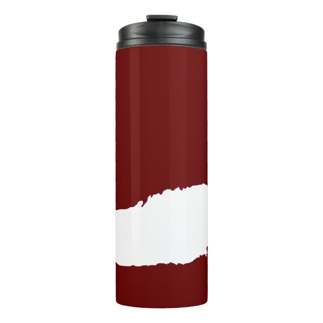 Ripped Wave Deep Red Thermosbecher (Vorderseite)