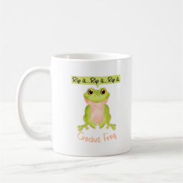 Rippen Sie den Crochet Frog-Kern Kaffeetasse
