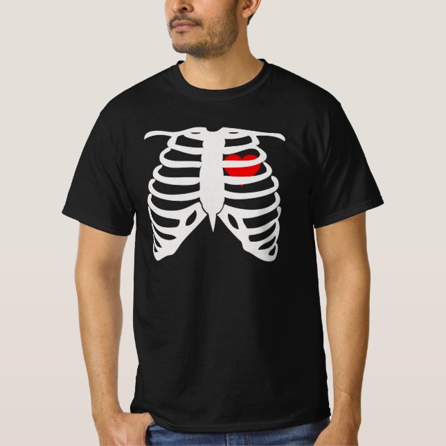 Rippenherz T-Shirt (Vorderseite)