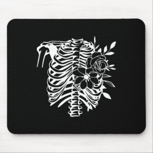 Rippenkäfig Blume leicht Halloween Kostüm 1 Mousepad