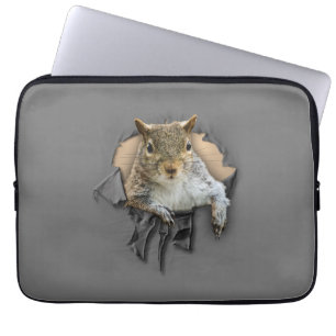 Rippenkichhörnchen Shirt Laptop-Sieb Laptopschutzhülle