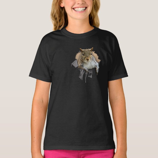 Rippenkichhörnchen T-Shirt (Vorderseite)