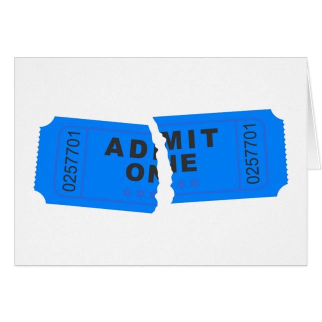 Rippenticket (Vorderseite (Horizontal))