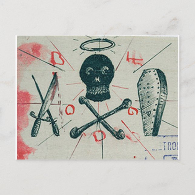 Ripper Doodles Postkarte (Vorderseite)