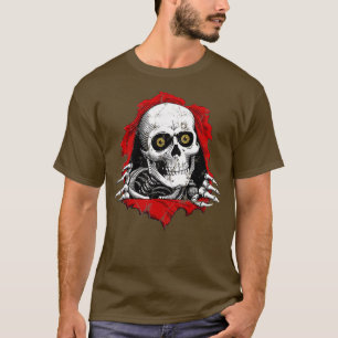 Ripper-gequälte Trimischung T-Shirt