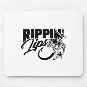 Rippin 'Lips Angeln Fischer Lustig Mousepad