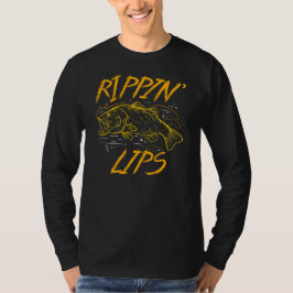 Rippin Lips Fish Illustration mit Hook T-Shirt