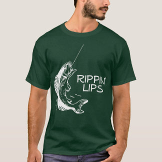 Rippin Lips humorvoller Fischfang  T-Shirt