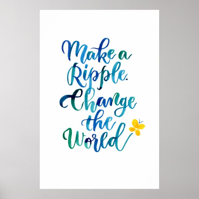 Ripple machen poster (Vorne)