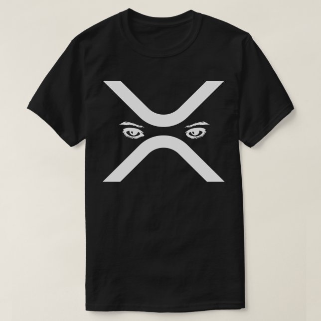 Ripple XRP avec les yeux Tshirt (Design devant)