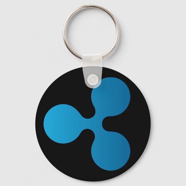 Ripple XRP Basic Schlüsselanhänger (Dark) (Vorderseite)