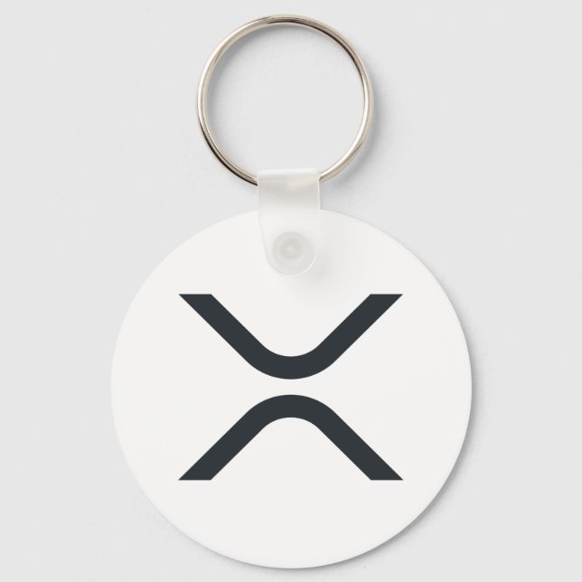 Ripple XRP Button-Schlüsselanhänger Schlüsselanhänger (Vorderseite)