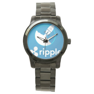 Ripple XRP Moon Stainless Steel Men's Watch Armbanduhr