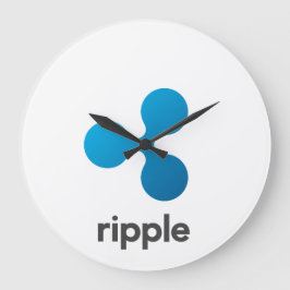 Ripple (XRP) - Wall-Clock Große Wanduhr