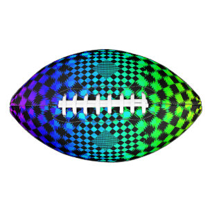 Rippled-Schachbretter Football