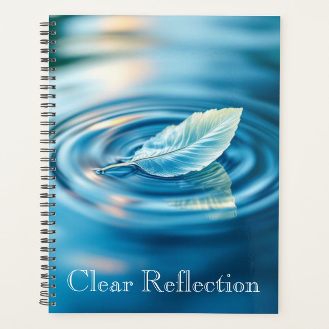 Rippled Water Reflection | Abstract Calm Water Sur Planer (Vorderseite)
