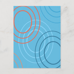 Ripples Abstract Design Postkarte