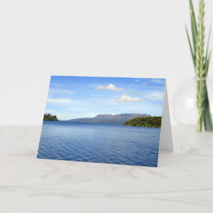 Ripples on Lake Tikitapu (Blue Lake), Neuseeland Karte