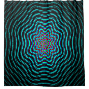 Rippling Atom...... Duschvorhang