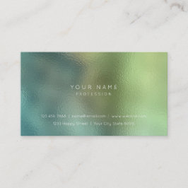 Rippling Glass Aquamarin Grass Ombre Stylist Vip Visitenkarte