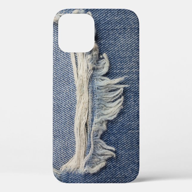 Rippte Jeans Textur, stilvoller Hintergrund. Case-Mate iPhone Hülle (Rückseite)