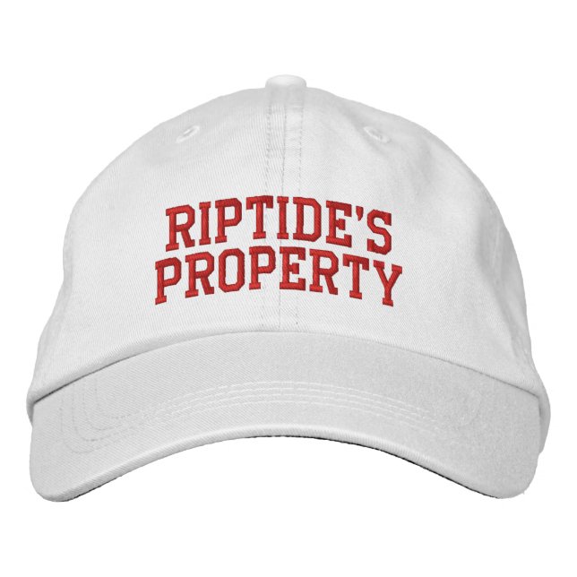 Riptide-Eigenschaftenhut Bestickte Baseballkappe (Vorderseite)