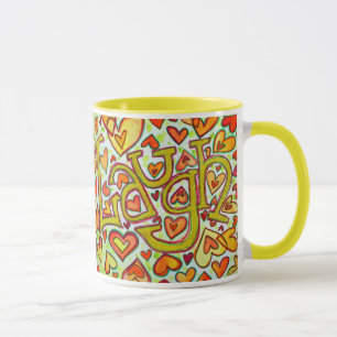 Rire Mot Mug ou Coupe