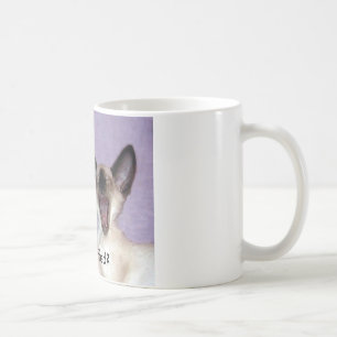 Rire siamois "qui Fluffed" la tasse