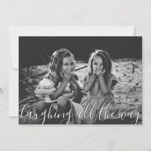 Rire tout le chemin superposer Carte photo complet
