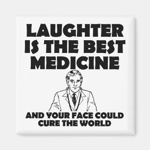Rires Meilleur Médicament Votre Visage Aimant