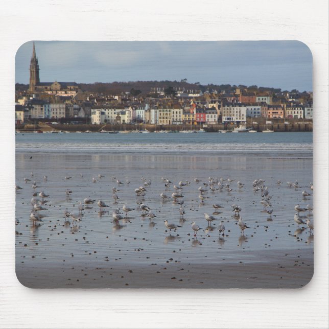 Ris Beach in Douarnenez Mousepad (Vorne)