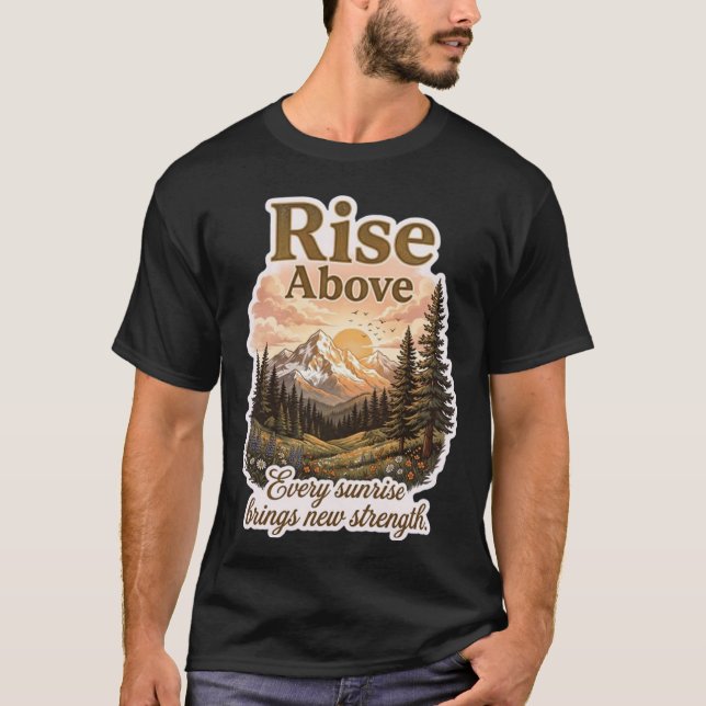 Rise Above Adventure T-Shirt (Vorderseite)