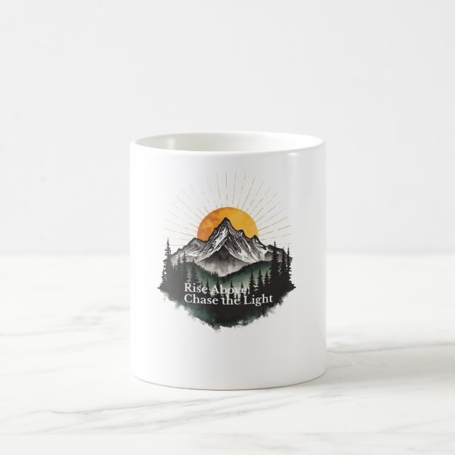 Rise Above, Chase the Light Kaffeetasse (Mittel)