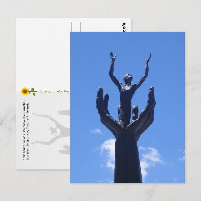 Rise Above, Omaha, NE - carte postale (Devant / Derrière)