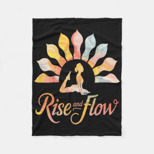 Rise And Flow Yoga Sonnenaufgangs-Meditation Lance Fleecedecke