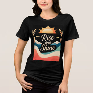 Rise and Shine: Ein neuer Start Tri-Blend Shirt