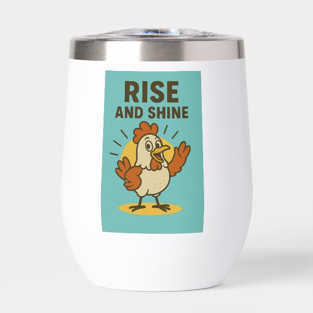 Rise and Shine Happy Chicken (Vorderseite)