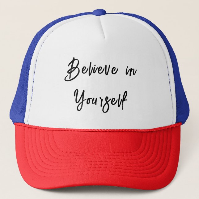 Rise and Shine: Motivational T-Shirt for a Positiv Truckerkappe (Vorderseite)