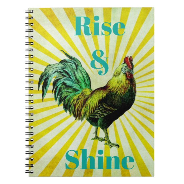 Rise and Shine Notebook Notizblock (Vorderseite)