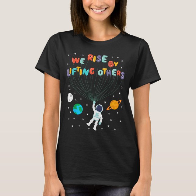 Rise Children Apparel Uni-kids Black Small We Rise T-Shirt (Vorderseite)