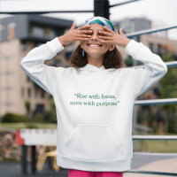 Rise Focus Move Purpose Minimale Typografie